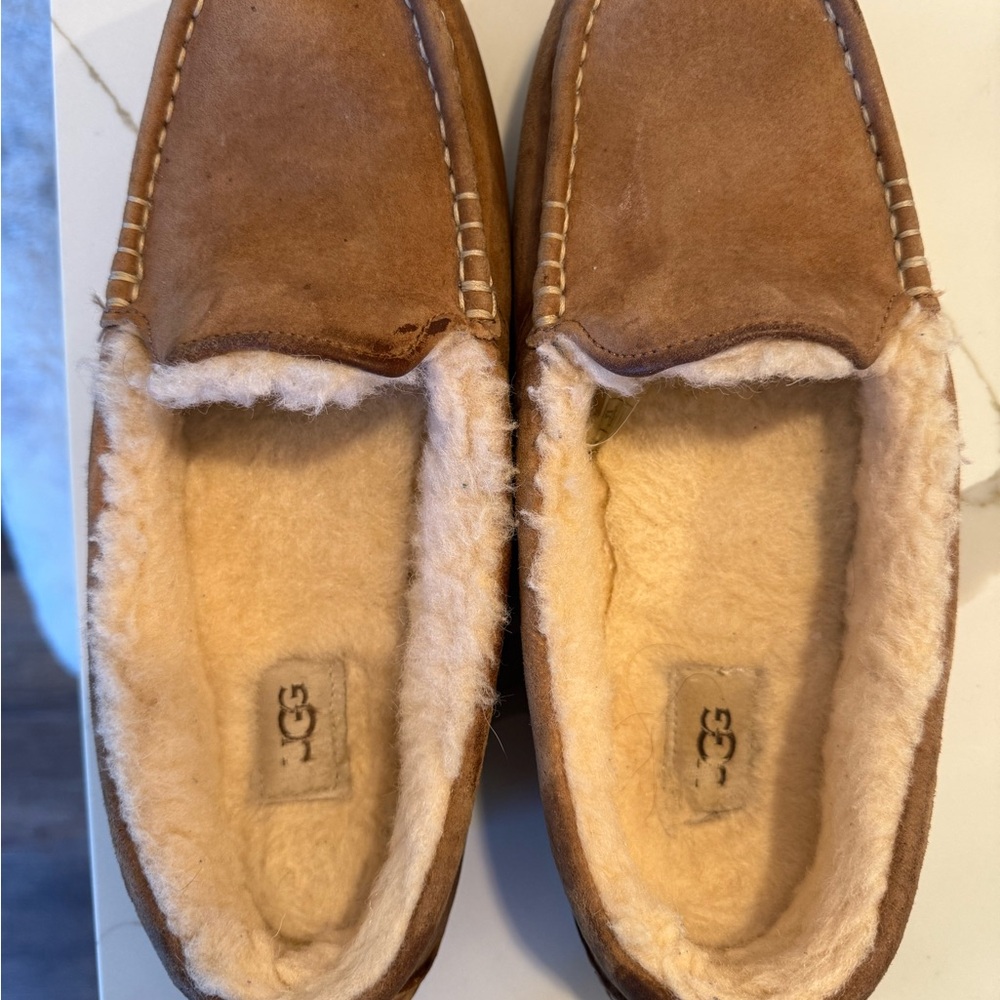 UGG Men's Tan Suede Loafers